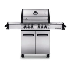Legend-605-Propane-Gas-Grill-with-Infrared-Side-and-Rear-Burners,-Stainless-Steel